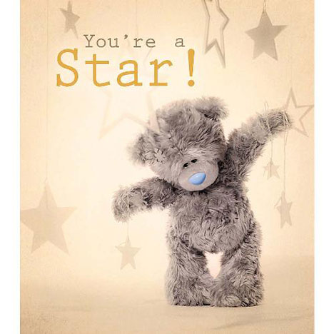 You're a Star Me to You Bear Card £1.89